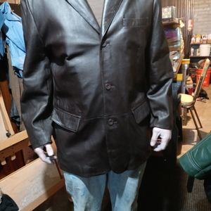 Apt. 9 brown leather jacket